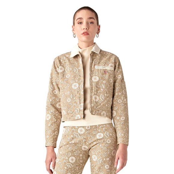 Dickies Ellis Jacket, float on canvas light base, women’s M, NWT - Picture 3 of 8